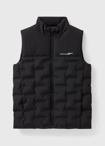 Boys Black Sports Gilet (7-15yrs)