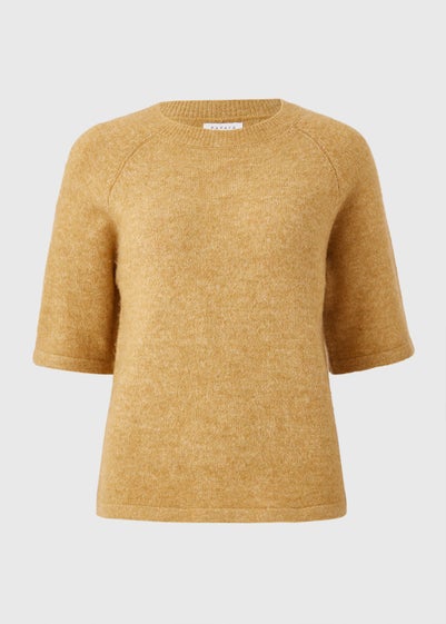 Mustard Knit Spandex T-Shirt