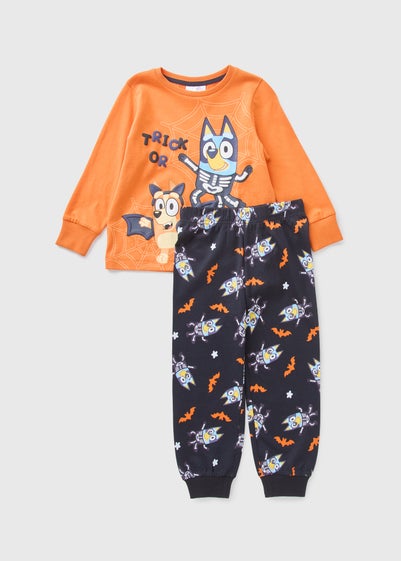 Bluey Boys Orange Halloween Pyjama Set (1-7yrs)