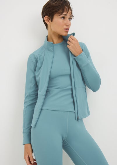 Souluxe Blue Zip Through Sports Jacket