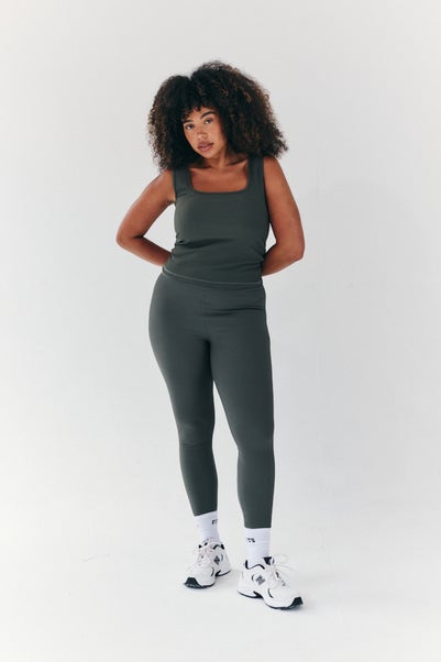 In The Style Tall Grey High Waisted Sculpt & Control Legging