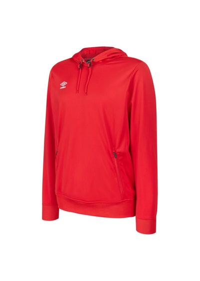 Umbro Red Club Essential Polyester Hoodie