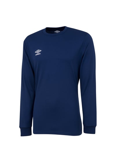 Umbro Navy Club Long-Sleeved Jersey