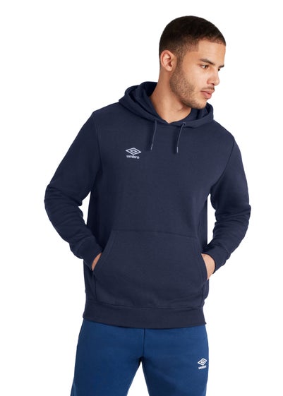 Umbro Navy/White Club Leisure Hoodie