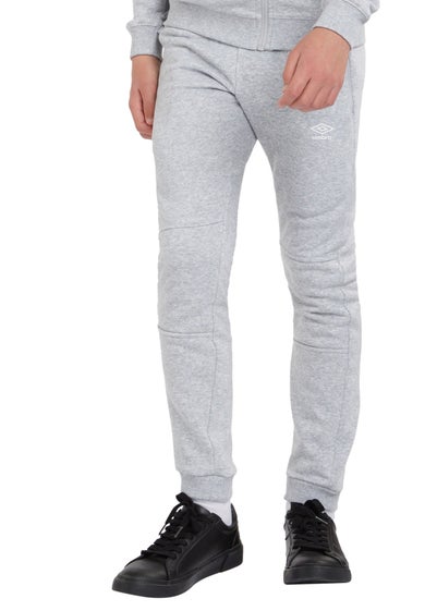 Umbro Grey/White Club Leisure Jogging Bottoms