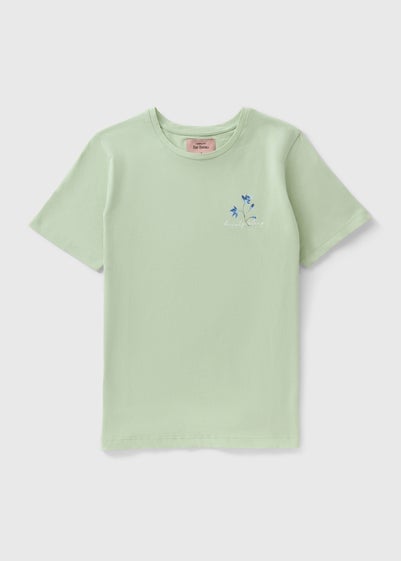 Green Flower Pyjama Top