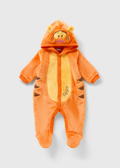 Baby Orange Tigger Pramsuit (Newborn-18mths)