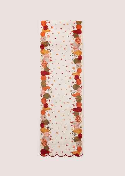 Orange Pumpkin Table Runner
