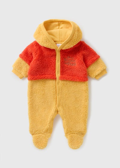 Yellow Winnie The Pooh Pramsuit (Neworn-18mths)