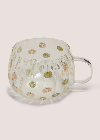 Glass Foliage Hello Autumn Mug