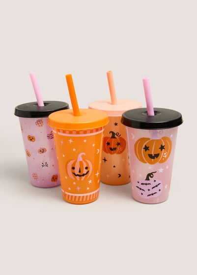 4 Pack Halloween Colour Changing Cups
