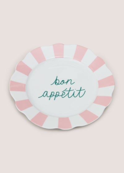 Pink Bon Appetit Side Plate