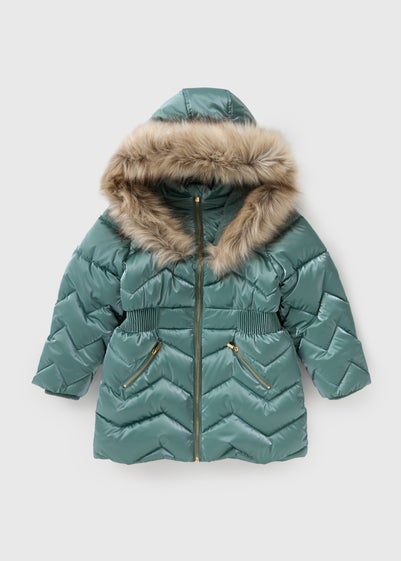 Girls Teal Padded Coat (7-15yrs)