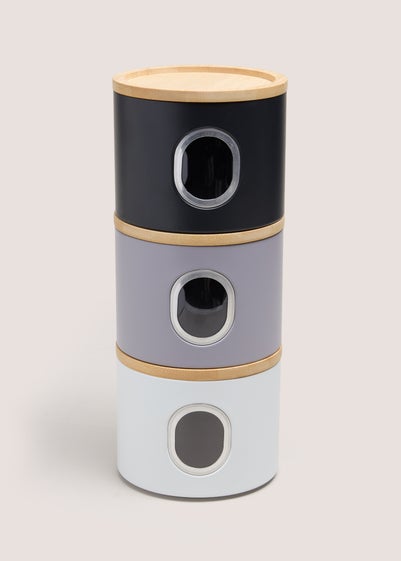Mono Window Stackable Canisters