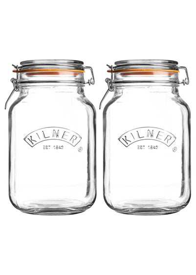 Kilner 2L Clip Top Square Jar