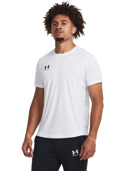 Under Armour White/Black Challenger Training T-Shirt