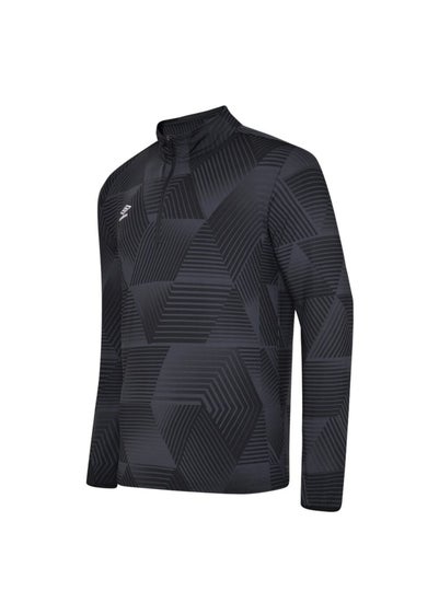 Umbro Black Maxium Quarter Zip Training Top