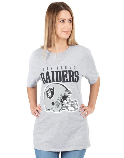 NFL Grey Las Vegas Raiders Short Sleeved T-Shirt