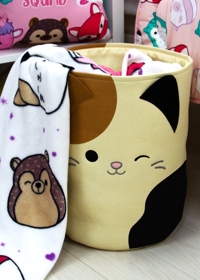 Squishmallows Beige Camcat Storage Tub (38cm x 31cm)