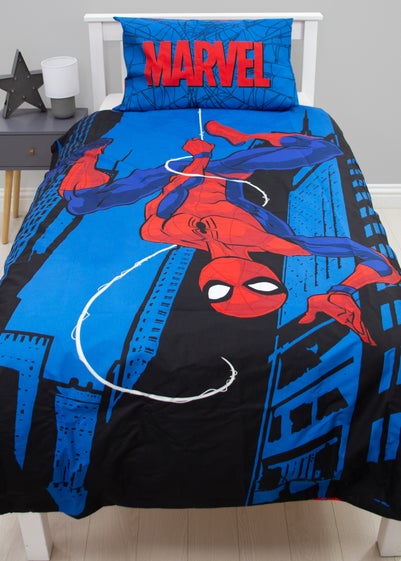 Marvel Red/Blue Spiderman Just Hanging Polycotton Duvet Set