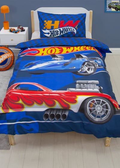 Hotwheels Blue Playful Polycotton Duvet Set