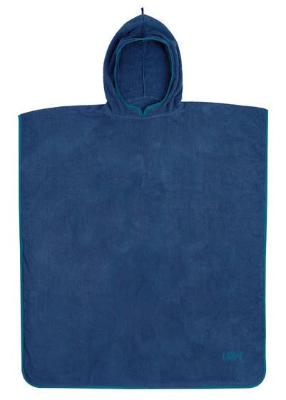 Urban Beach Dark Blue Adult Poncho