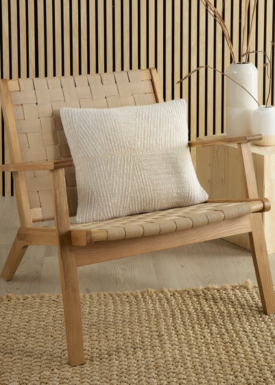 Appletree Loft Myan Woven Natural Filled Cushion