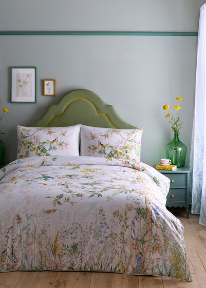 Appletree Heritage Arianna Digitally Printed Natural Duvet Cover Set