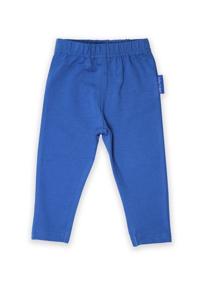 Toby Tiger Organic Blue Basic Leggings (6 months - 8 years)