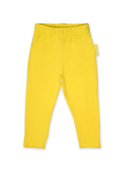 Toby Tiger Organic Yellow Basic Leggings (6 months - 8 years)