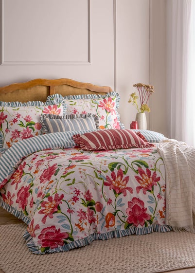 Wylder Claudia Floral Ruffle Duvet Cover Set