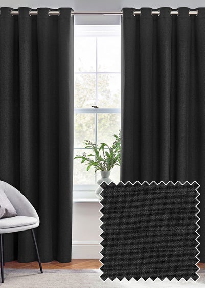 furn. Dawn 100% Blackout Thermal Eyelet Curtains