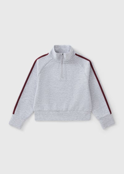 Girls Grey Sports Co Ord Sweatshirt (7-15yrs)