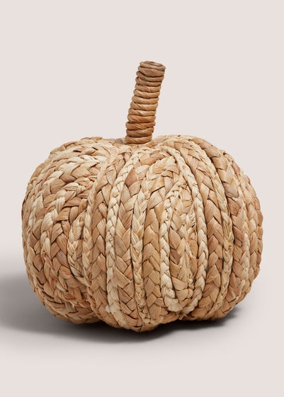 Natural Woven Pumpkin Ornament