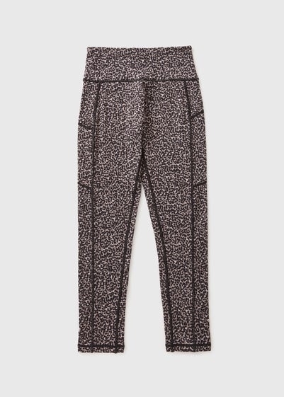 Girls Leopard Soft Touch Leggings (7-15yrs)