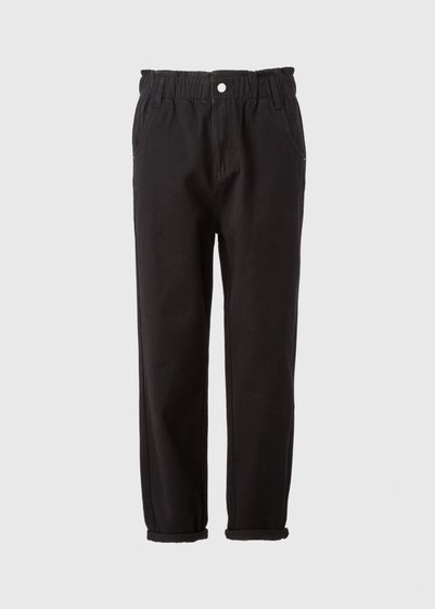 Black Paperbag Jeans