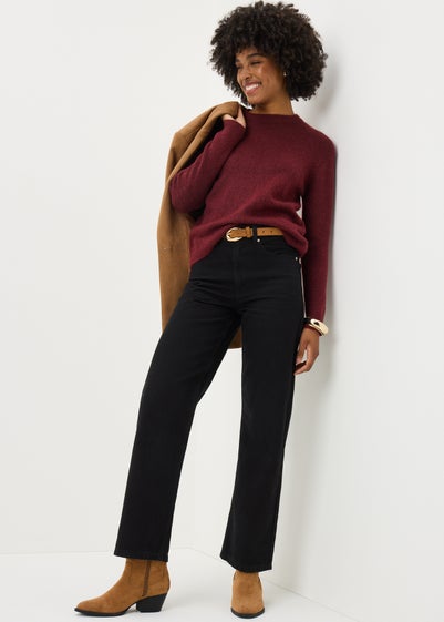 Burgundy Knit Jumper