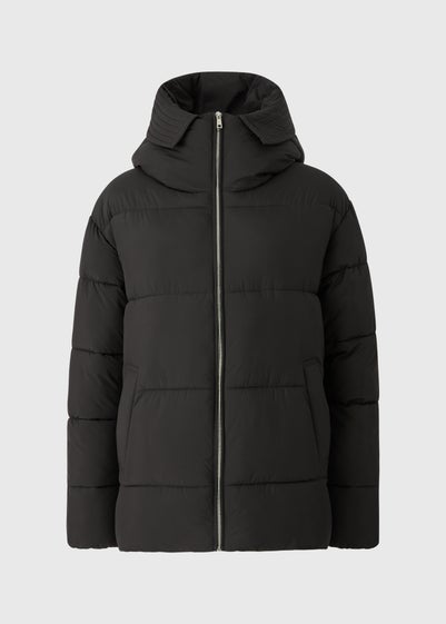 Black Padded Puffa Coat
