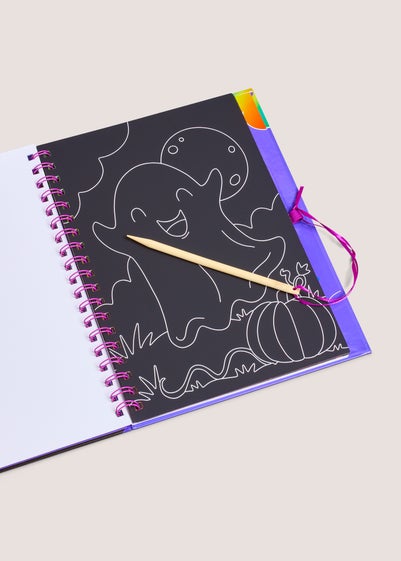 Halloween Scratch Book