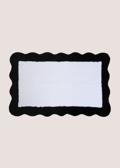 Mono Scallop Edge Bath Mat