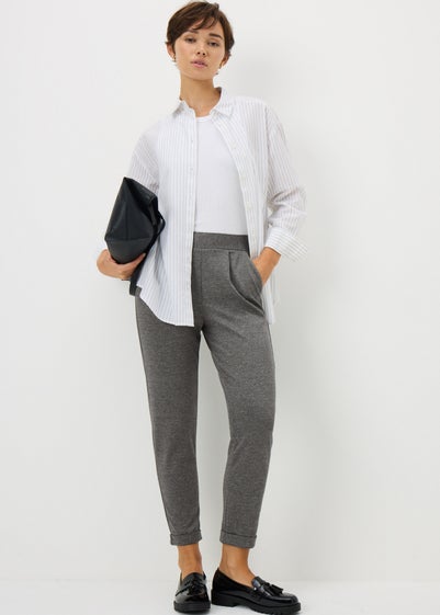 Grey Ponte Trousers