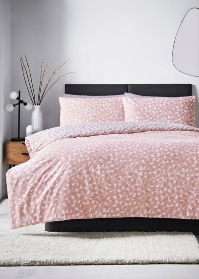 Lilac Leopard Duvet Set
