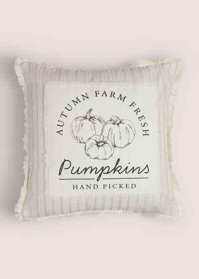 Natural Pumpkin Harvest Cushion