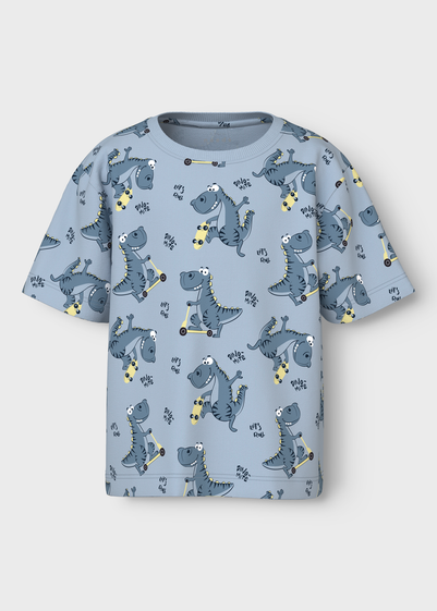Name It Boys Blue Dino T-Shirt