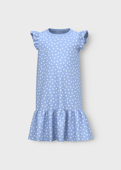 Name It Girls Blue Shell Dress (7-12yrs)