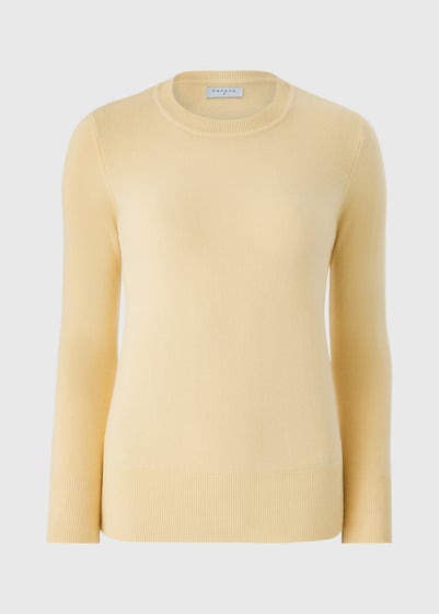 Yellow Soft Crew Jumper