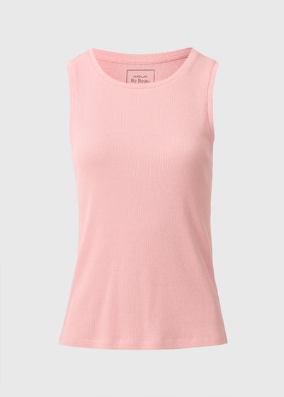 Pink Ribbed Vest