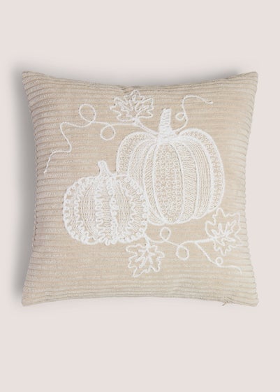 Pumpkin Ribbed Cushion