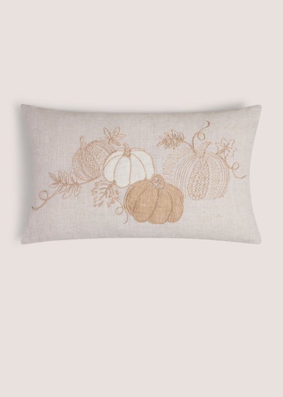 Line Pumpkin Cushion