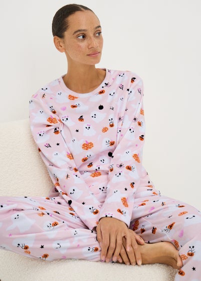 Pink Ghost Pyjama Set